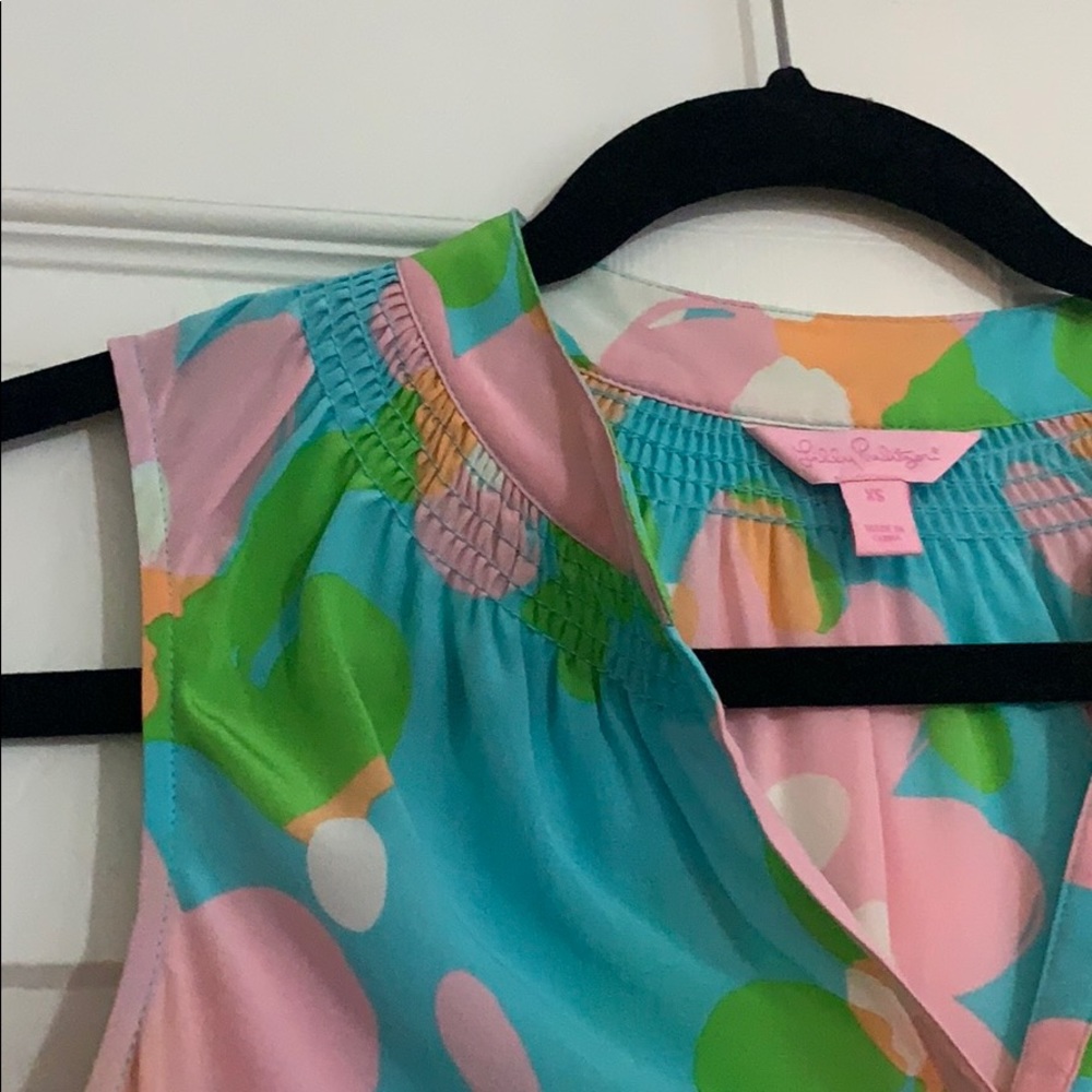 Lilly Pulitzer Essie Silk Top - Picture 4 of 6